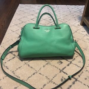 Green Kate Spade Purse/Satchel